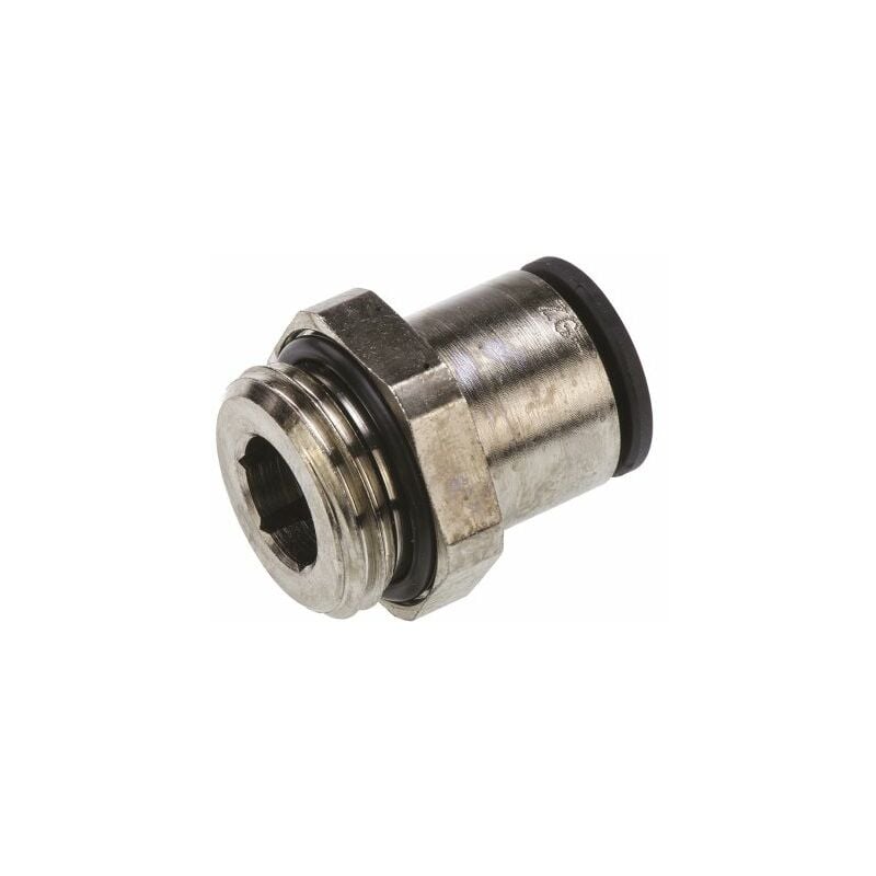 Adaptateur droit fileté Legris LF3000 vers Enfichable, 12 mm g 1/2 Mâle ( Prix pour Paquet de 2 )