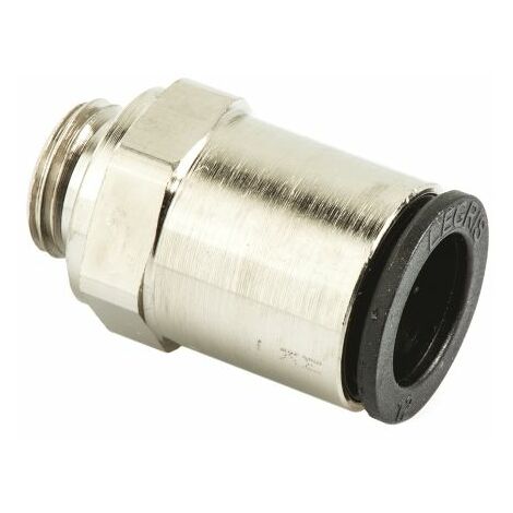 Adaptateur droit fileté Legris LF3000 vers Enfichable, 12 mm G 1/4 Mâle ( Prix pour Paquet de 2 )