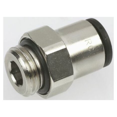 Adaptateur droit fileté Legris LF3000 vers Enfichable, 8 mm Mâle M12 ( Prix pour Paquet de 5 )