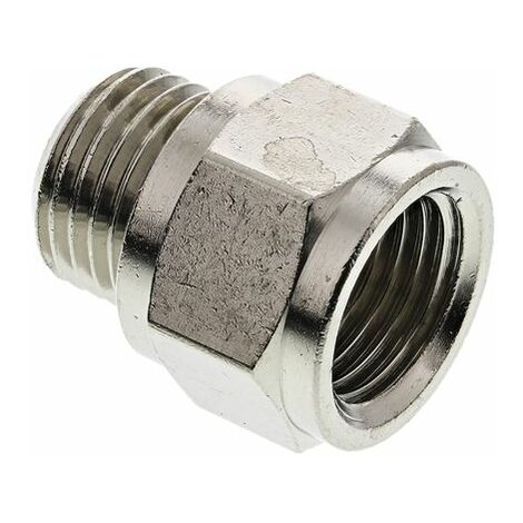 Adaptateur droit fileté Legris LF3000 vers G 1/4 Femelle G 1/4 Mâle ( Prix pour Paquet de 5 )