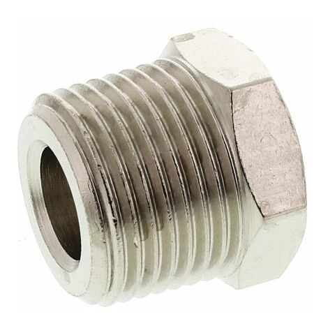 Adaptateur droit fileté Legris LF3000 vers G 1/4 Femelle R 3/8 Mâle ( Prix pour Paquet de 5 )