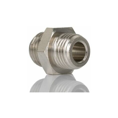 Adaptateur droit fileté Legris LF3000 vers G 1/4 Mâle G 1/4 Mâle ( Prix pour Paquet de 5 )
