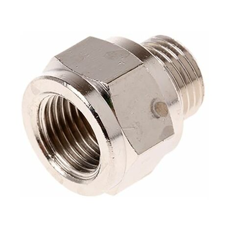 Adaptateur droit fileté Legris LF3000 vers G 1/8 Femelle G 1/8 Mâle ( Prix pour Paquet de 5 )