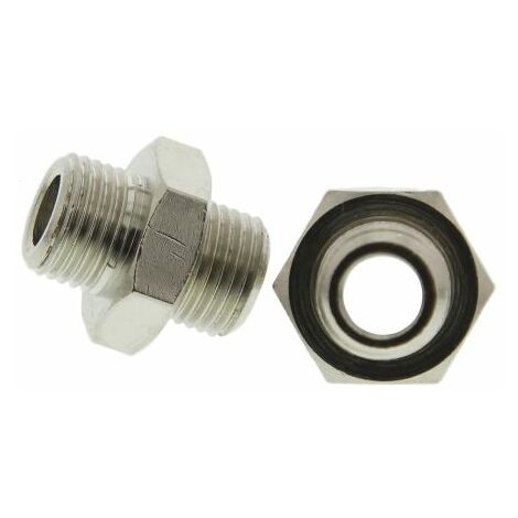 Adaptateur droit fileté Legris LF3000 vers G 1/8 Mâle G 1/8 Mâle ( Prix pour Paquet de 5 )