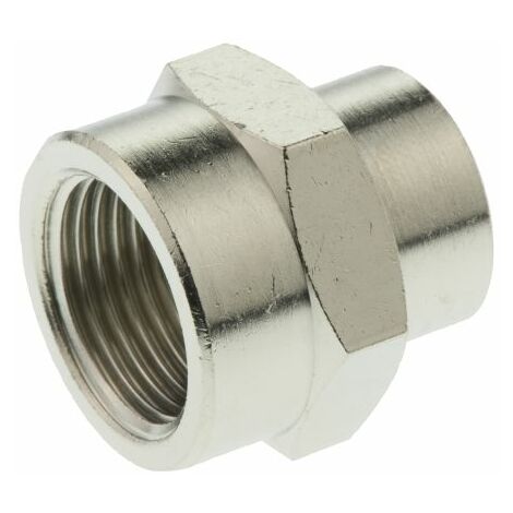 Adaptateur droit fileté Legris LF3000 vers G 3/8 Femelle G 1/4 Femelle ( Prix pour Paquet de 5 )