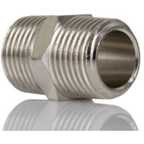 Adaptateur droit fileté Legris LF3000 vers R 1/2 Mâle R 1/2 Mâle ( Prix pour Paquet de 5 )
