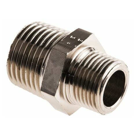 Adaptateur droit fileté Legris LF3000 vers R 1/2 Mâle R 3/8 Mâle ( Prix pour Paquet de 5 )