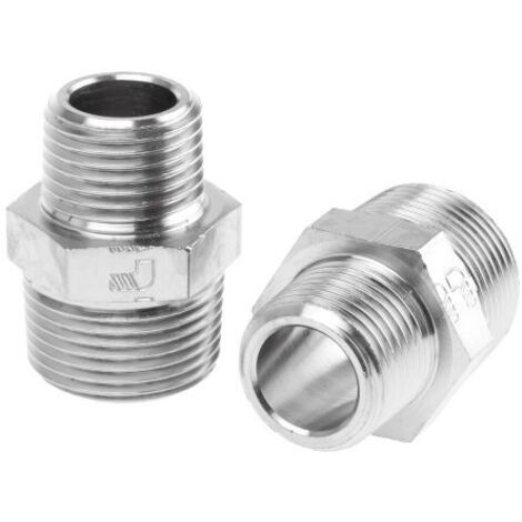Adaptateur droit fileté Legris LF3000 vers R 3/4 Mâle R 1/2 Mâle ( Prix pour Paquet de 5 )
