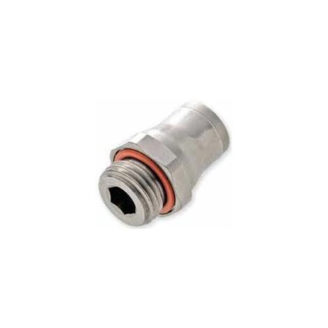 Adaptateur droit fileté Legris LF3600 vers Enfichable 4 mm G 1/4 Mâle ( Prix pour Boîte de 5 )