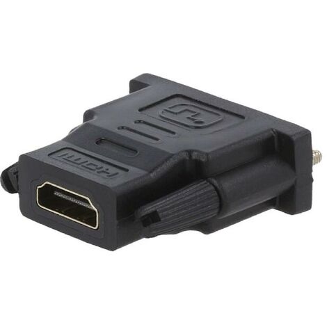Adaptateur DVI-D-18+1- prise male HDMI femelle - noir
