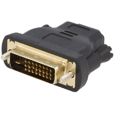 Adaptateur DVI-D male vers HDMI femelle noir