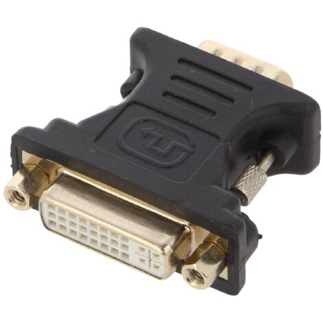 Adaptateur DVI-I femelle vers D-Sub HD male noir