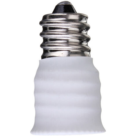 Adaptateur E12 vers E14 Adaptateur adaptateur ampoule LED convertisseur blanc