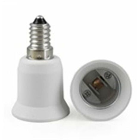 Adaptateur E14 vers E27 - Blanc - SILUMEN