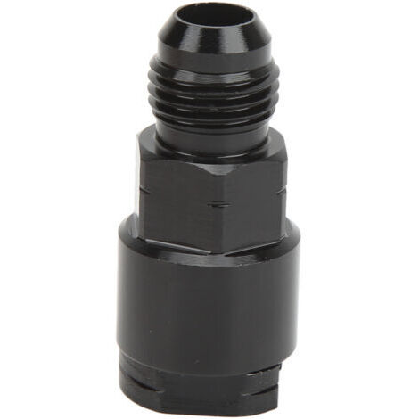 Adaptateur EFI Quick Nnect en Aluminium Oy Noir anodisé, Raccord Mâle à Pression pour Conduite de Carburant pour des Performances Efficaces du Moteur (AN6-3/8).