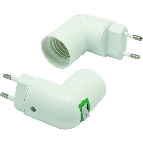 Adaptateur electraline avec porte-lampe et fiche - 70190