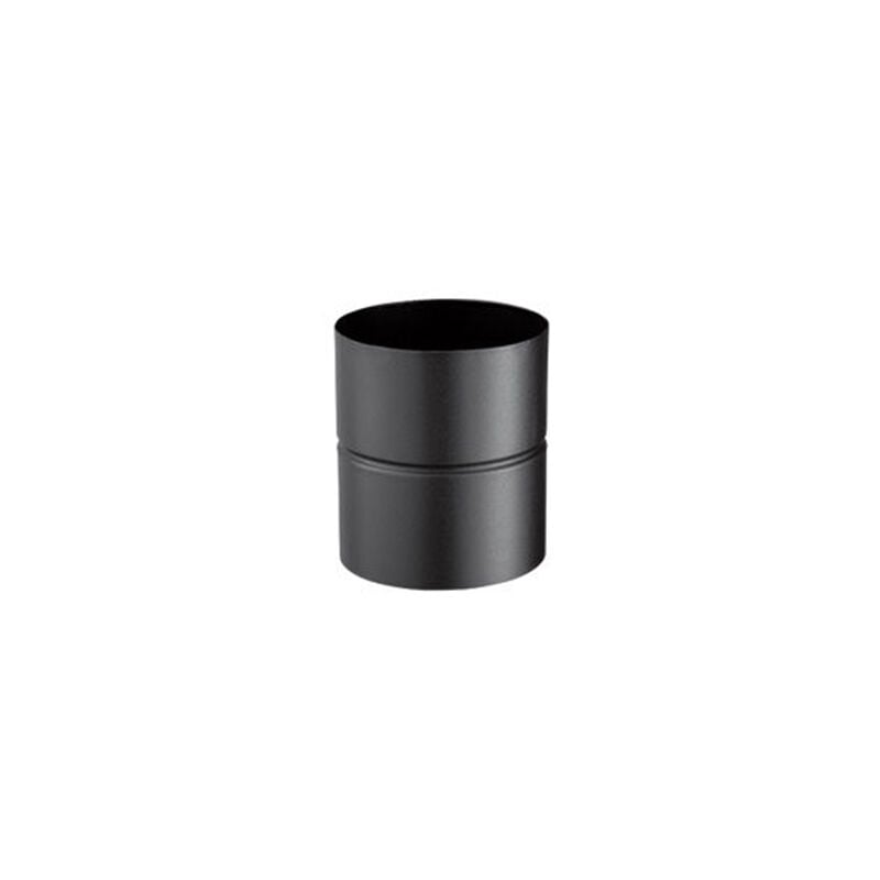 Adaptateur émaillé pour poêle à bois - Diamètre : 130 - Couleur : Noir Mat