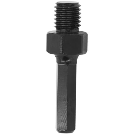 Adaptateur en acier allié à tige hexagonale pour conversion perceuse électrique en meuleuse d'angle, tige de connexion M14