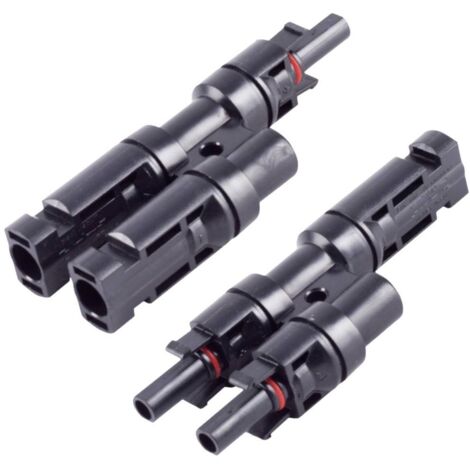 Adaptateur en T photovoltaïque 2800014 2/1 noir BKL Electronic Contenu: 2 pc(s) A763793