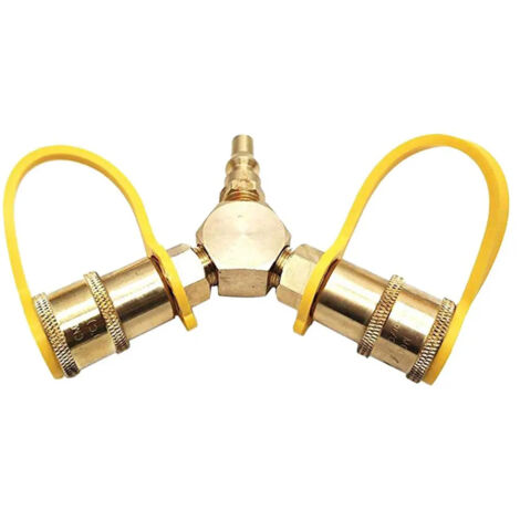 Adaptateur en Y pour vanne propane en laiton de qualit suprieure 14