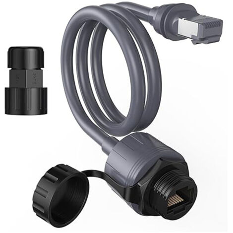 Adaptateur Ethernet Gen 3/Mini, rallonge de câble Starlink Mini vers connecteur RJ45 femelle, étanche, compatible avec antenne parabolique Starlink/routeur V3, Plug-and-Play