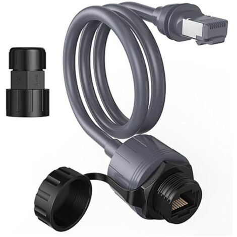 Adaptateur Ethernet Gen 3/Mini, rallonge de câble Starlink Mini vers connecteur RJ45 femelle, étanche, compatible avec antenne parabolique Starlink/routeur V3, Plug-and-Play