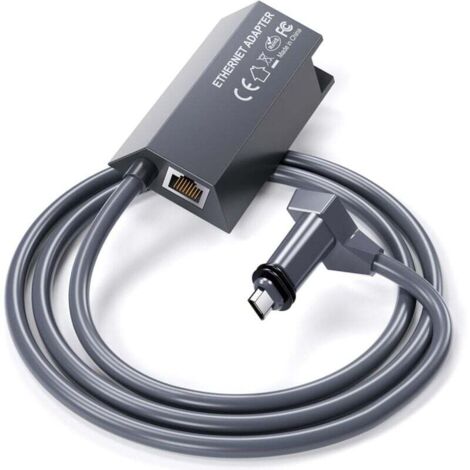 Adaptateur Ethernet Starlink Internet par Satellite V2 pour antenne parabolique rectangulaire, Adaptateur Ethernet Starlink avec Connexion réseau Stable pour Starlink Actuated Gen 2
