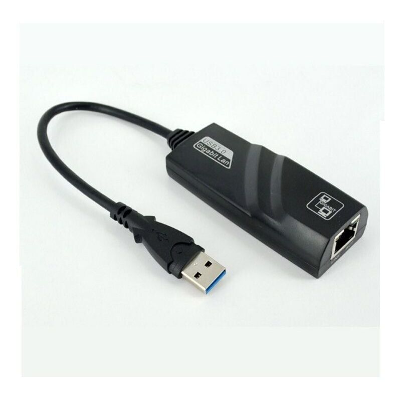 Linghhang - Adaptateur Ethernet usb, prise en charge automatique de la carte réseau mdix USB3.0 Gigabit vers RJ45, carte réseau usb pour tablette pc