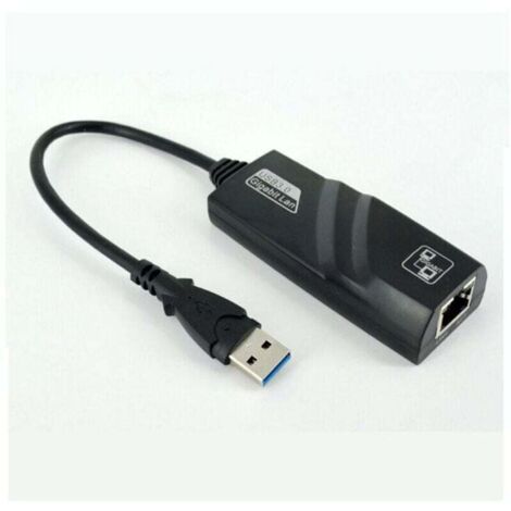 Adaptateur Ethernet USB, prise en charge automatique de la carte réseau MDIX USB3.0 Gigabit vers RJ45, carte réseau USB pour tablette PC externe