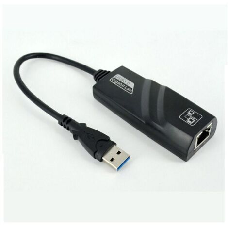 Adaptateur Ethernet USB, prise en charge automatique de la carte réseau MDIX USB3.0 Gigabit vers RJ45, carte réseau USB pour tablette PC externe