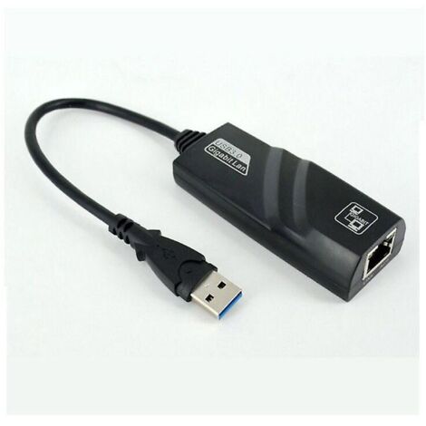 adaptateur Ethernet Usb, Prise En Charge Automatique De La Carte Rseau Mdix Usb3.0 Gigabit Vers Rj45, Carte Rseau Usb Pour Tablette Pc Externe