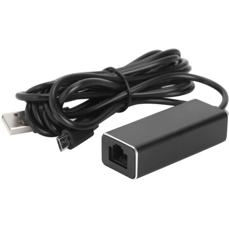 Adaptateur Ethernet USB vers RJ45 10/100 Mbps pour TV Stick et Box Internet
