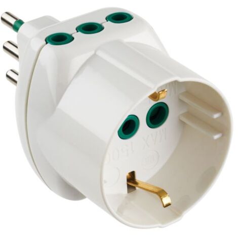 Adaptateur Fanton 82210 de S11 à 2P11+1P30 système vertical blanc