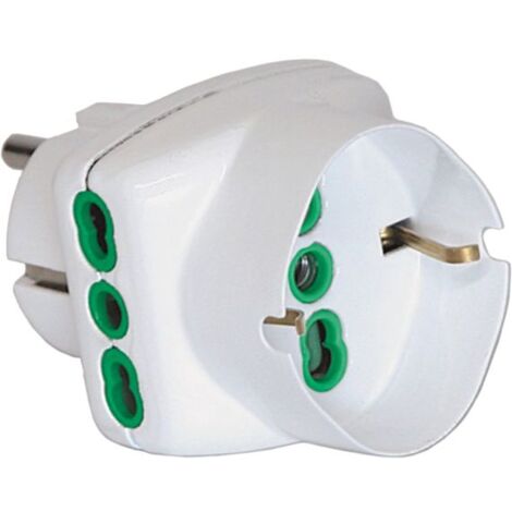 Adaptateur Fanton 87230 de S31 à 2P17/11+1P40 système vertical blanc
