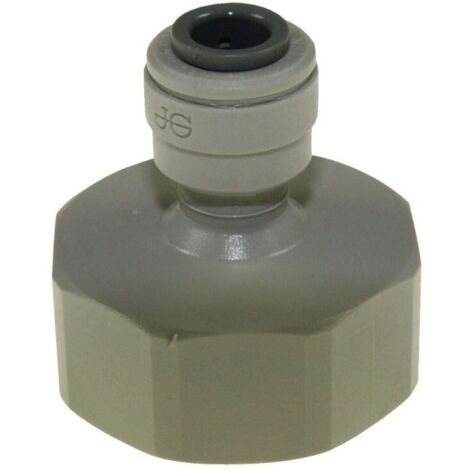 ADAPTATEUR FEMELLE TUBE OE EXT 1/4 (6,3MM) TARAUDAGE 3/4 POUR REFRIGERATEUR WHIRLPOOL