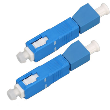 Adaptateur Fibre Optique SC Mâle/LC Femelle, Faible Atténuation, Compatible Réseaux Télécoms et CATV Monomode 9/125µm