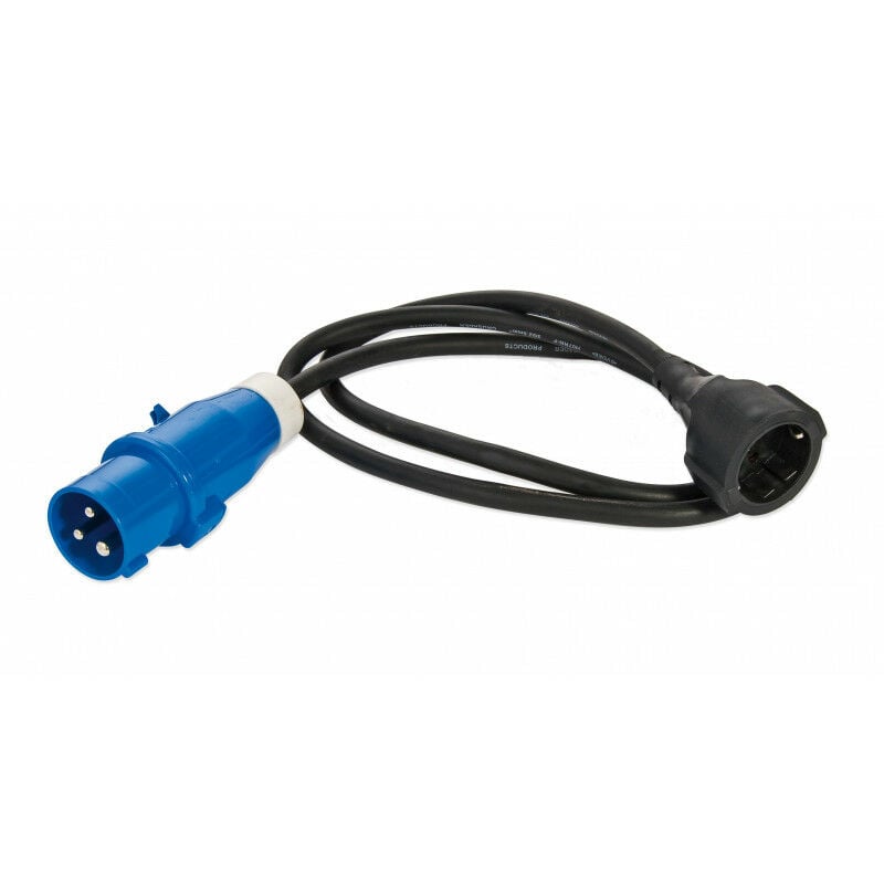 Adaptateur fiche mâle CEE17/prolongateur standard Femelle 10/16A - 135 cm