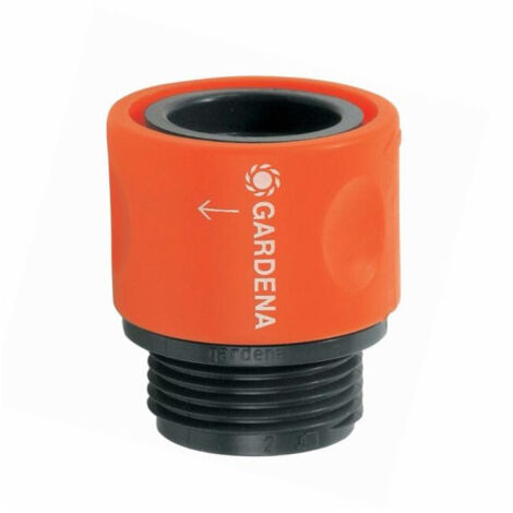 Adaptateur filetage mâle 26,5 mm (G 3/4') – Raccord pour tuyau GARDENA – Compatible avec appareils à connexion filetée