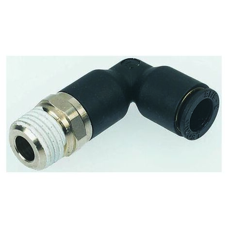 Adaptateur fileté coudé Legris LF3000 vers Enfichable 10 mm R 1/4 Mâle ( Prix pour Paquet de 2 )