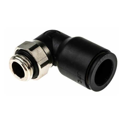 Adaptateur fileté coudé Legris LF3000 vers Enfichable, 12 mm G 1/4 Mâle ( Prix pour Paquet de 2 )