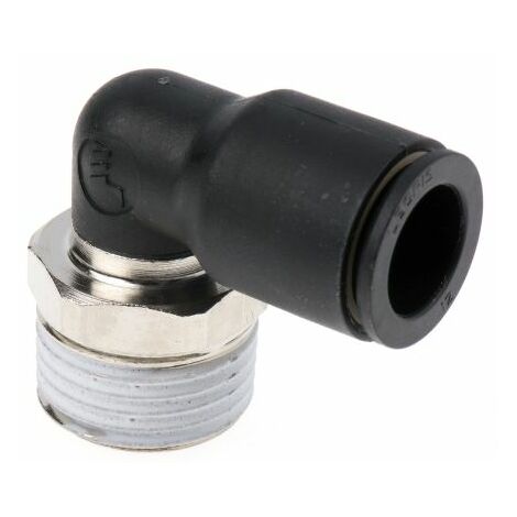 Adaptateur fileté coudé Legris LF3000 vers Enfichable, 12 mm R 1/2 Mâle ( Prix pour Paquet de 2 )