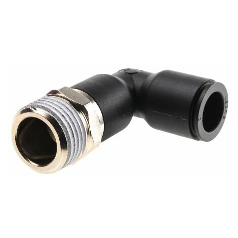 Adaptateur fileté coudé Legris LF3000 vers Enfichable, 12 mm R 1/2 Mâle ( Prix pour Paquet de 2 )