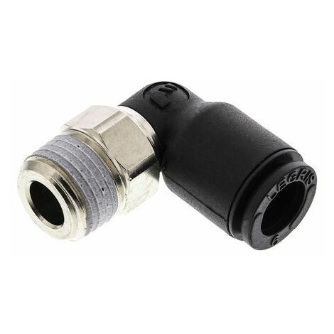 Adaptateur fileté coudé Legris LF3000 vers Enfichable, 16 mm R 1/2 Mâle ( Prix pour Paquet de 5 )