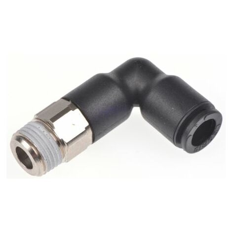 Adaptateur fileté coudé Legris LF3000 vers Enfichable 6 mm R 1/8 Mâle ( Prix pour Paquet de 5 )