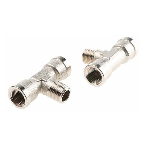 Adaptateur fileté en T Legris 0916 vers G 1/8 Femelle G 1/8 Femelle ( Prix pour Paquet de 3 )