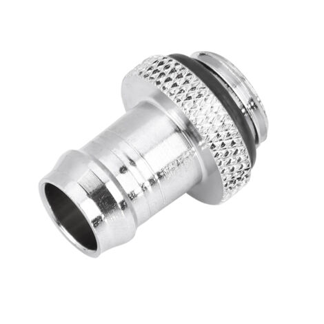 Adaptateur Fileté G1/4" vers Raccord 3/8" Barb pour Tuyau Souple, Chromé pour Refroidissement PC