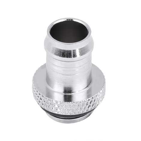 Adaptateur Fileté G1/4" vers Raccord 3/8" pour Tuyau Souple, Chromé pour Refroidissement PC