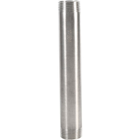 Adaptateur Fileté Mâle-Mâle en Acier Inoxydable 304 pour Tuyauterie (1")