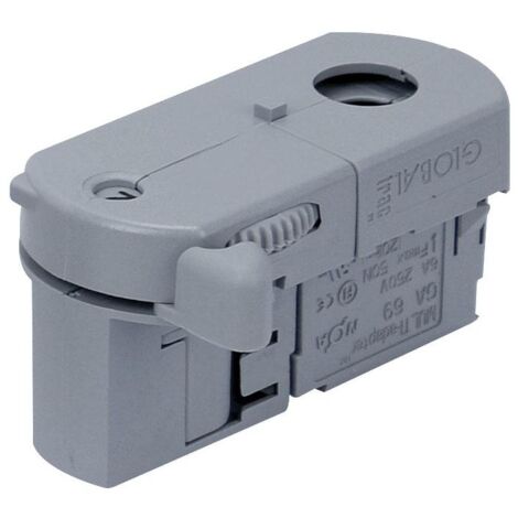 Adaptateur GB69 pour rail 3 allumages 023 gris ARIC 1251