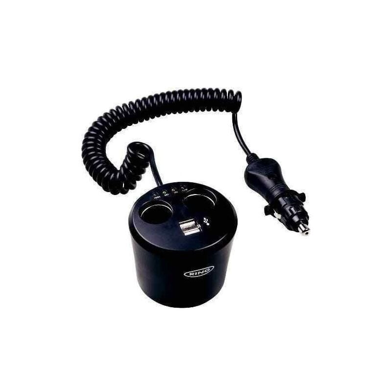 Adnauto - Double prise allume-cigare + 2 prises usb 5V 0.5V a pour camping-car